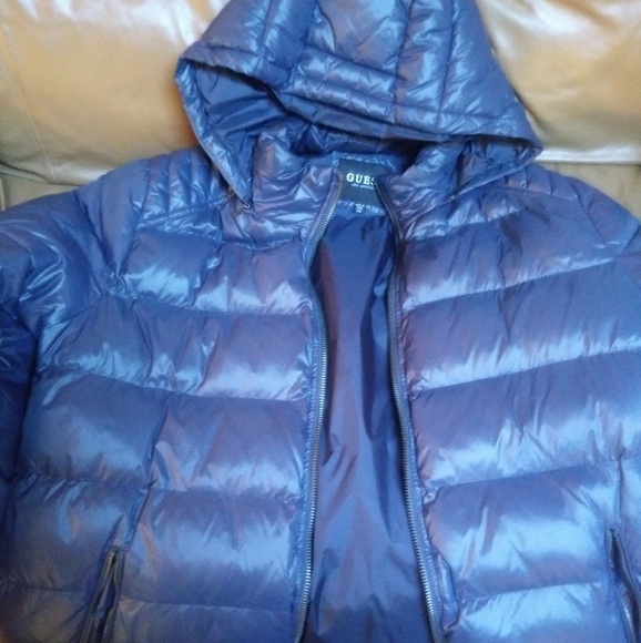 bubble jacket guess